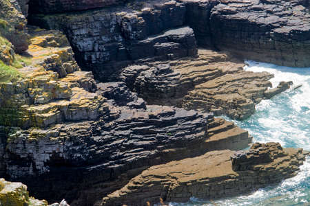 coastal detail at Cap Frehel in Brittany, France
