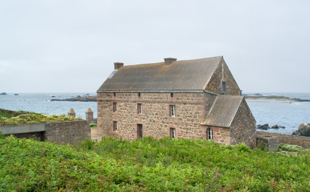 a house at the Seven Islands in Brittany, France
