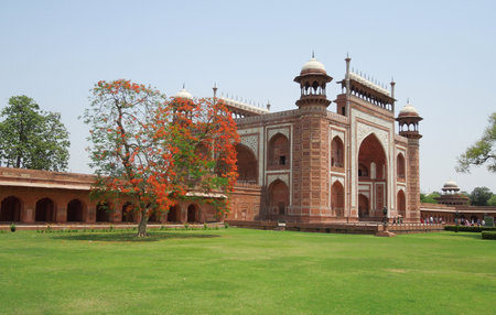 historic building in Agra in Uttar Pradesh, Indiaのeditorial素材