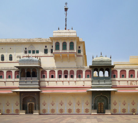 the city palace in Jaipur, located in Rajasthan, Indiaのeditorial素材
