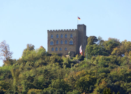 Hambach Castle near Neustadt in Germanyのeditorial素材