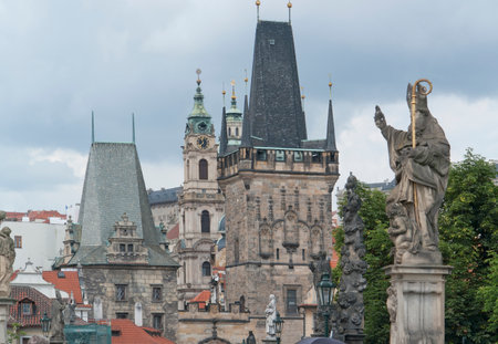city view of Prague, the capital of the Czech Republicのeditorial素材