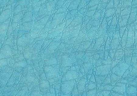 a full frame abstract blue leather backgroundの写真素材