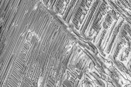microscopic shot  showing Ammonium sulfate crystals structure