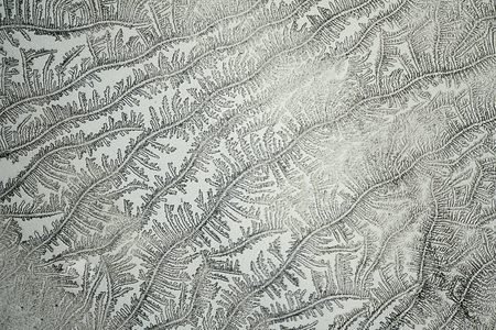 microscopic shot showing a abstract pattern of microcrystalsの写真素材