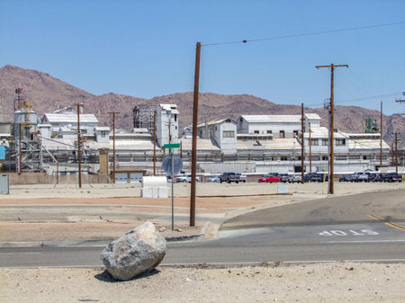 settlement around Death Valley National Park in USAのeditorial素材