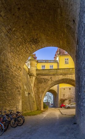 Impression of Kirchberg an der Jagst, a town in Southern Germanyの写真素材