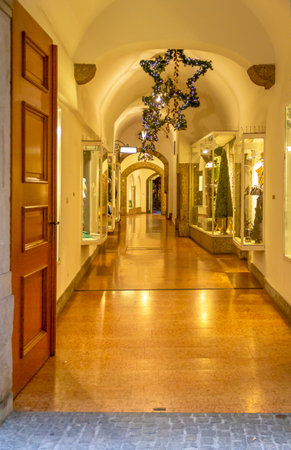 Impression of Salzburg, a capital town in Austria at christmas timeのeditorial素材
