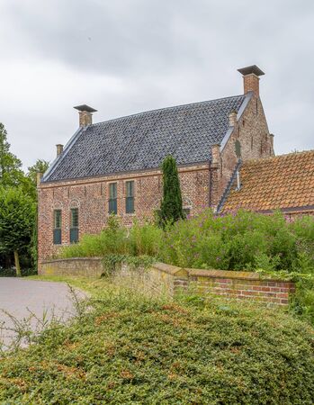 Idyllic scenery in Greetsiel, a idyllic village located in East Frisia, Northern Germanyの写真素材
