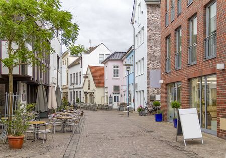 city view of Oldenburg, a independent city in Lower Saxony, Germanyの写真素材