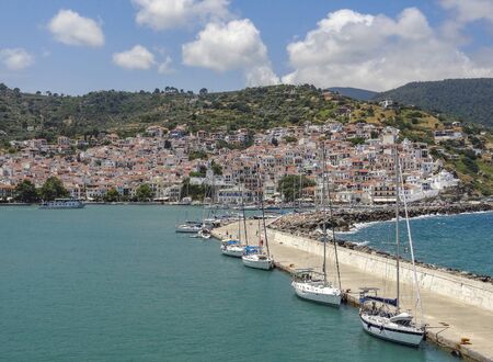 Skopelos at the Sporades island group in Greeceの写真素材