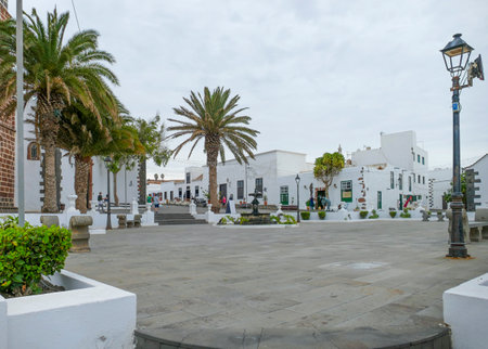 Impression of Teguise wich is a municipality at Lanzarote, Canary Islandsの写真素材