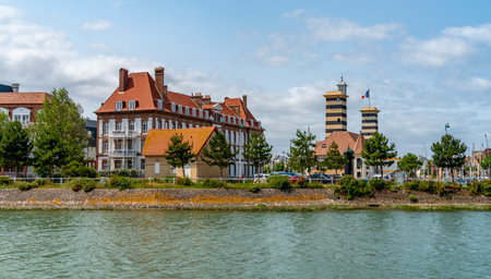 Impression of Trouville-sur-Mer, a city in the Calvados department in the Normandy region in...