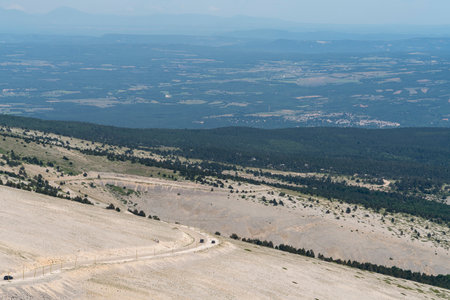 Impression around Mont Ventoux, a mountain in the Provence region of southern Franceの写真素材