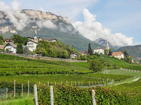Impression of the Autonomous Province of Bolzano â South Tyrol, an autonomous province in northern Italy.の写真素材