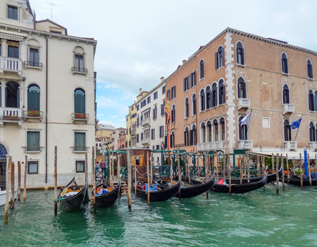 Impression of Venice, a city in northeastern Italy and the capital of the Veneto regionの写真素材