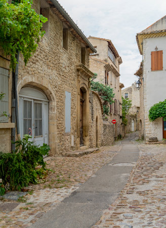 Scenery in Vaison-la-Romaine, a town in the Vaucluse department in the Provence region in southeastern France.の写真素材