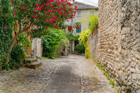 Impression of Vaison-la-Romaine, a town in the Vaucluse department in the Provence region in southeastern France.の写真素材