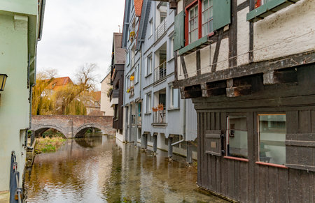 Impression of Ulm, a city in a state named Baden-Wuerttemberg in southwestern Germanyの写真素材