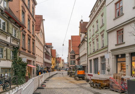 Impression of Ulm, a city in a state named Baden-Wuerttemberg in southwestern Germanyの写真素材