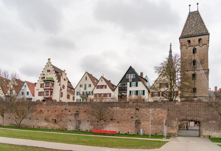 Impression of Ulm, a city in a state named Baden-Wuerttemberg in southwestern Germanyの写真素材