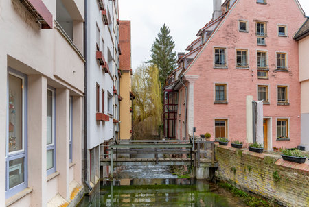 Impression of Ulm, a city in a state named Baden-Wuerttemberg in southwestern Germanyの写真素材