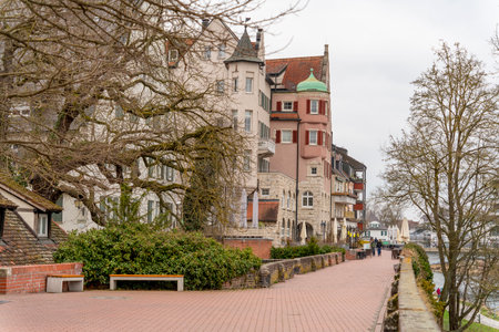Impression of Ulm, a city in a state named Baden-Wuerttemberg in southwestern Germanyの写真素材