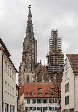 Impression of Ulm, a city in a state named Baden-Wuerttemberg in southwestern Germanyの写真素材