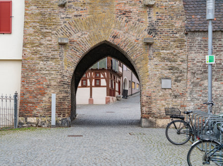 Impression of Ulm, a city in a state named Baden-Wuerttemberg in southwestern Germanyの写真素材