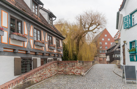 Impression of Ulm, a city in a state named Baden-Wuerttemberg in southwestern Germanyの写真素材