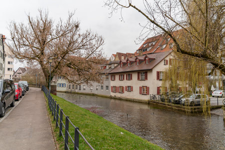 Impression of Ulm, a city in a state named Baden-Wuerttemberg in southwestern Germanyの写真素材
