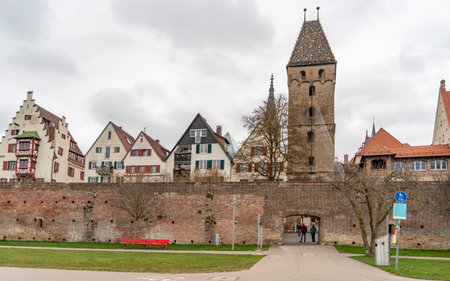 Impression of Ulm, a city in a state named Baden-Wuerttemberg in southwestern Germanyの写真素材