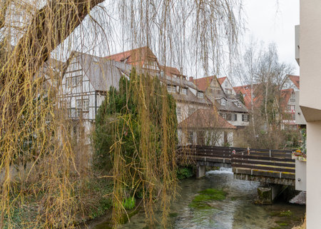 Impression of Ulm, a city in a state named Baden-Wuerttemberg in southwestern Germanyの写真素材