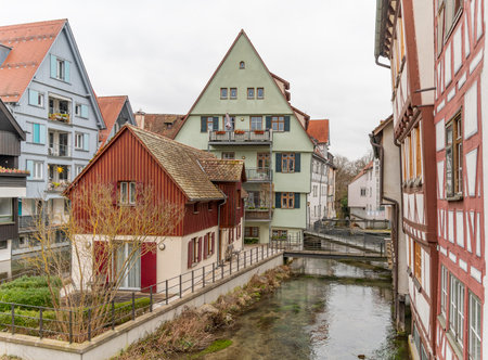 Impression of Ulm, a city in a state named Baden-Wuerttemberg in southwestern Germanyの写真素材