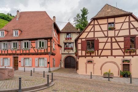 Impression of Ribeauville, a commune in the Aisne department in Hauts-de-France in northern France.の写真素材