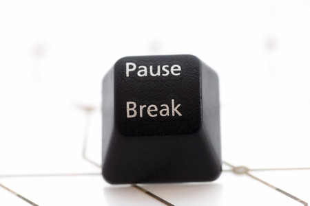 keyboard button pause breakの写真素材