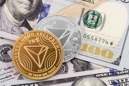 tron coin cryptocurrency with dollars