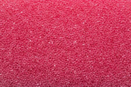 red-crimson sponge abstract background texture. Macro closeup seamless patternの写真素材