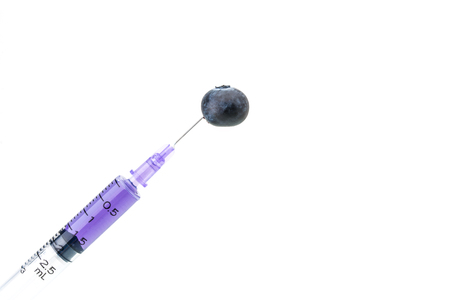 Genetically modified food science of blueberryの写真素材