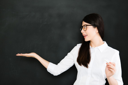 A good teacher must know how to give a question not answerの写真素材