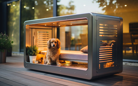 modern comfortable outdoor dog enclosureの素材