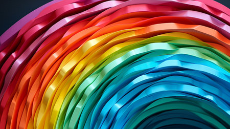 Rainbow paper background desktop wallpaperの素材