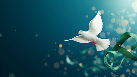 Peace illustration. Wallpaper international day of peace. World day of peace backgroundの素材