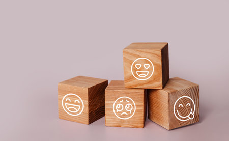 sad face, happy face, mental health, mood change concept.
