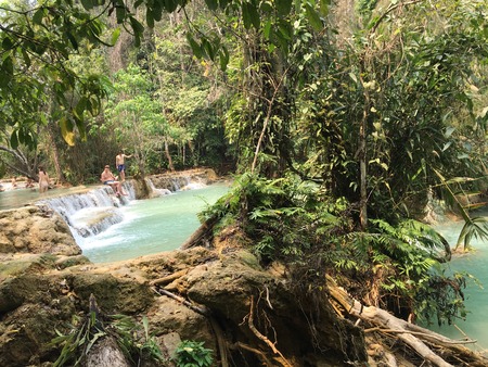 Laos kkwangsi Fallsのeditorial素材