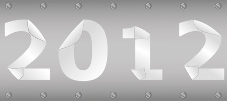 Happy new year 2012のイラスト素材