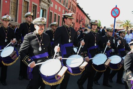     Holy Week processions of Talavera - Spain - 2011 music band, Nazarenes, 