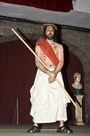  King of the Jews,  The Passion, El Real de San Vicente, Spain, April 2012のeditorial素材