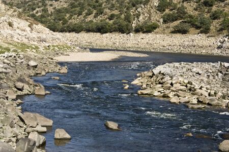  River Tajo in Step by Valdeverdeja, Toledo, Spain, 2012のeditorial素材