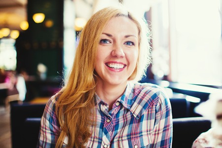 Young smiling woman portrait
